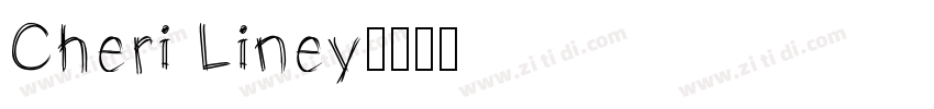 Cheri Liney字体转换